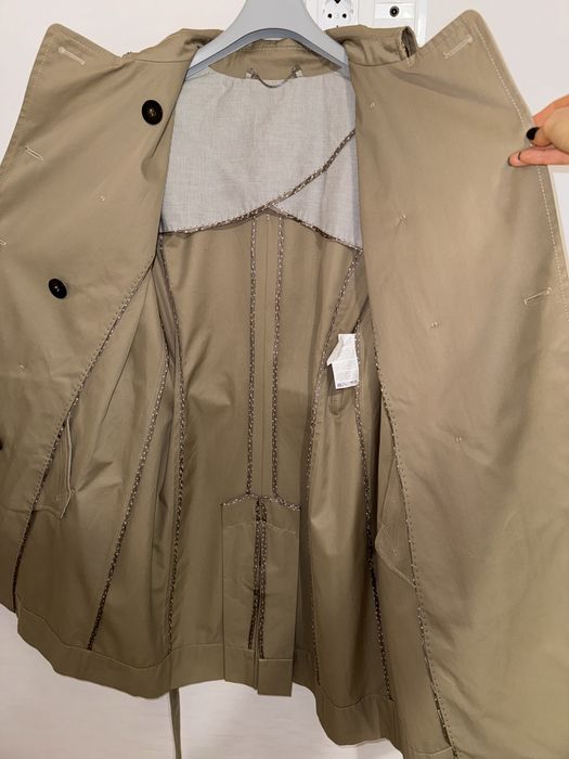 Бежевий італійський тренч Мах Mara, пальто,плащ,куртка