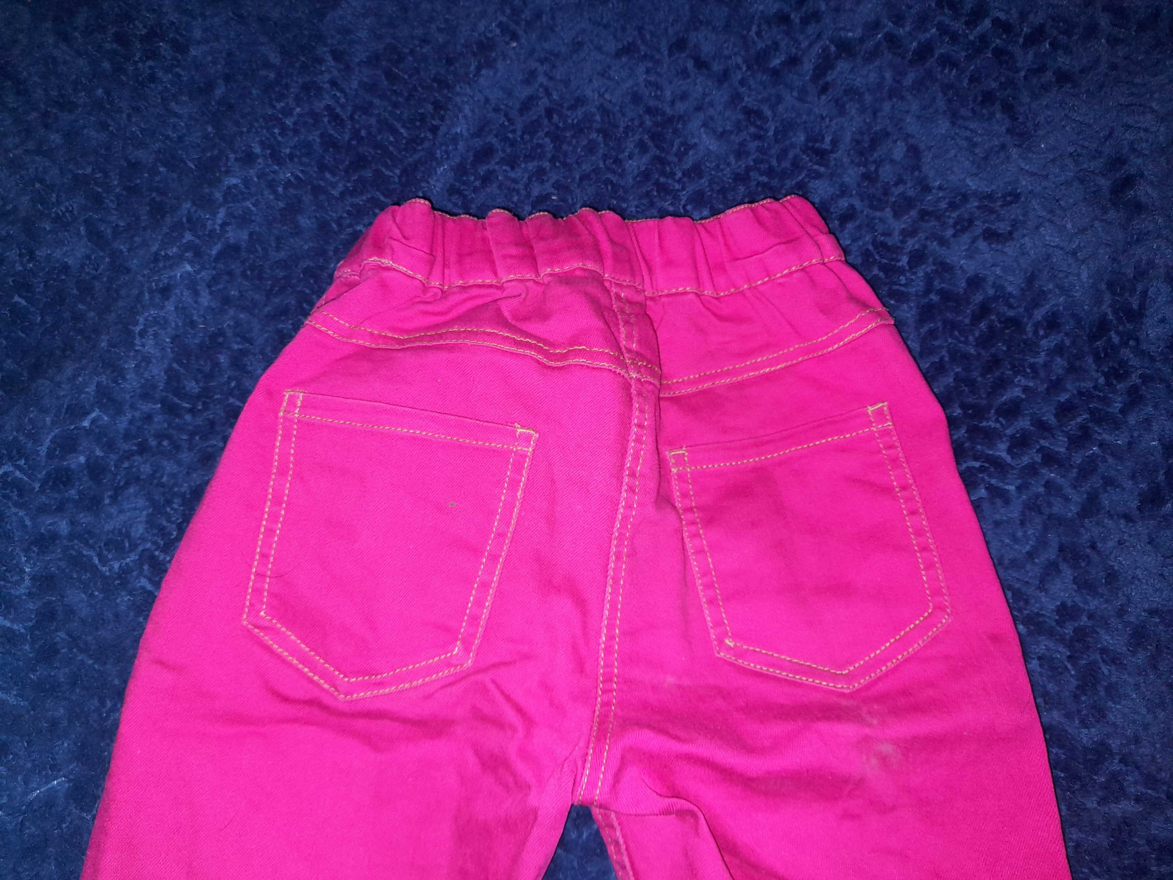 Różowe spodnie na gumce PEPPERTS