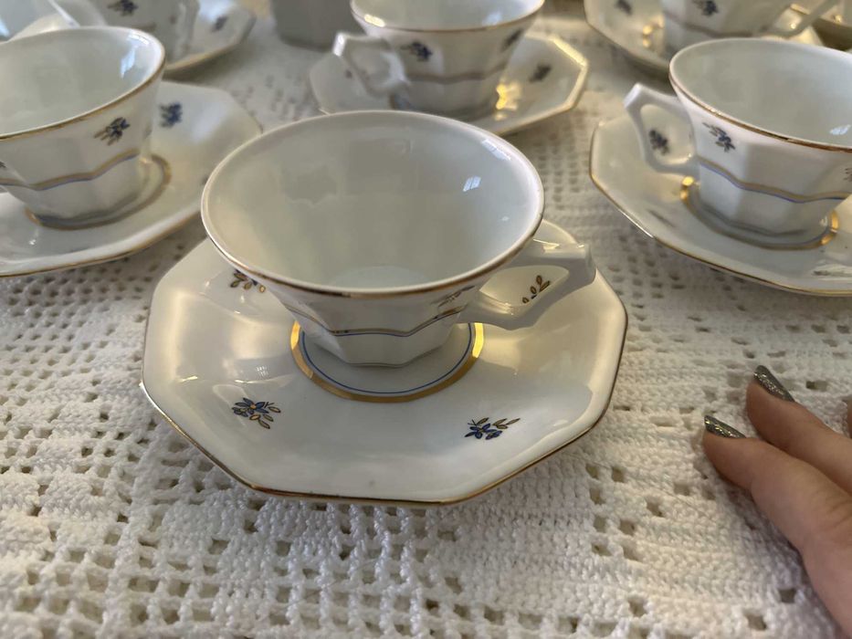 Serviço de chá Coimbra S.P. Portugal – Vintage, completo (12 pax)