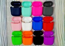 Силиконовый чехол кейс Silicone Case для наушников AirPods аирподс 1/2
