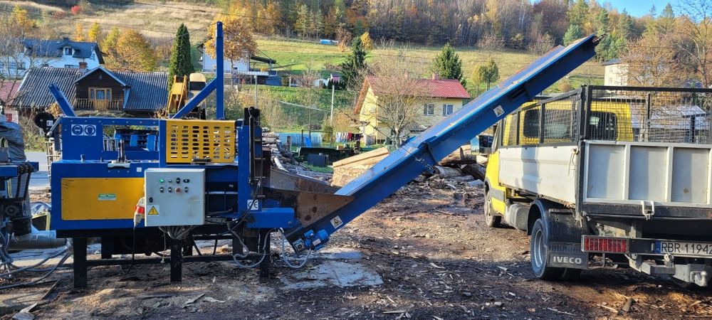 Piło łuparka, kombajn do drewna kominkowego