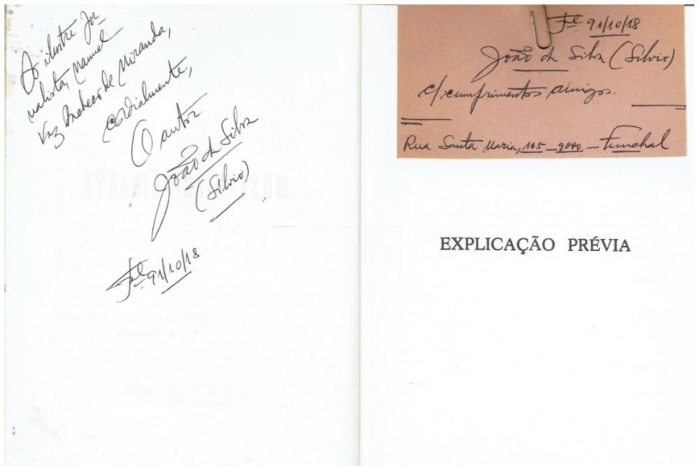 9681 Musa Disciplinante de João da Silva (Sílvio) / Autografado