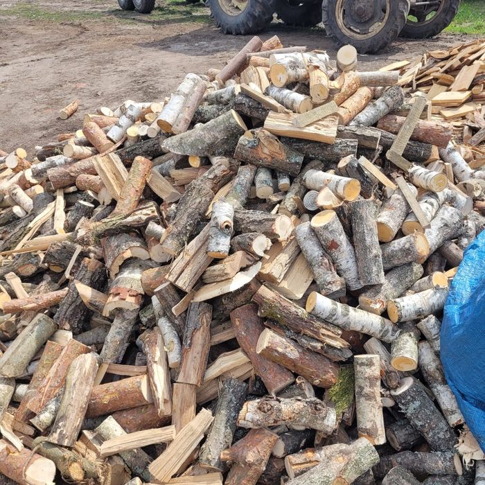 Drewno mieszane liściaste gałęziówka okrąglaki