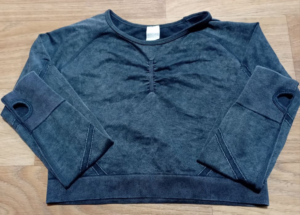 Графітовий спортивний топ-лонг