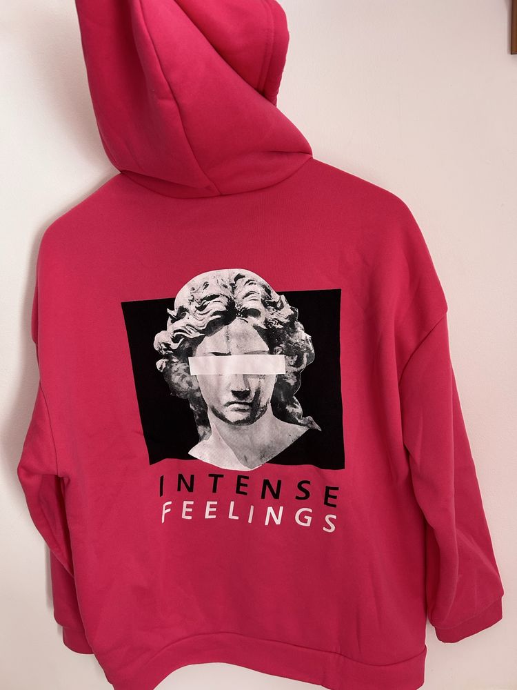 sweat cor de rosa shein