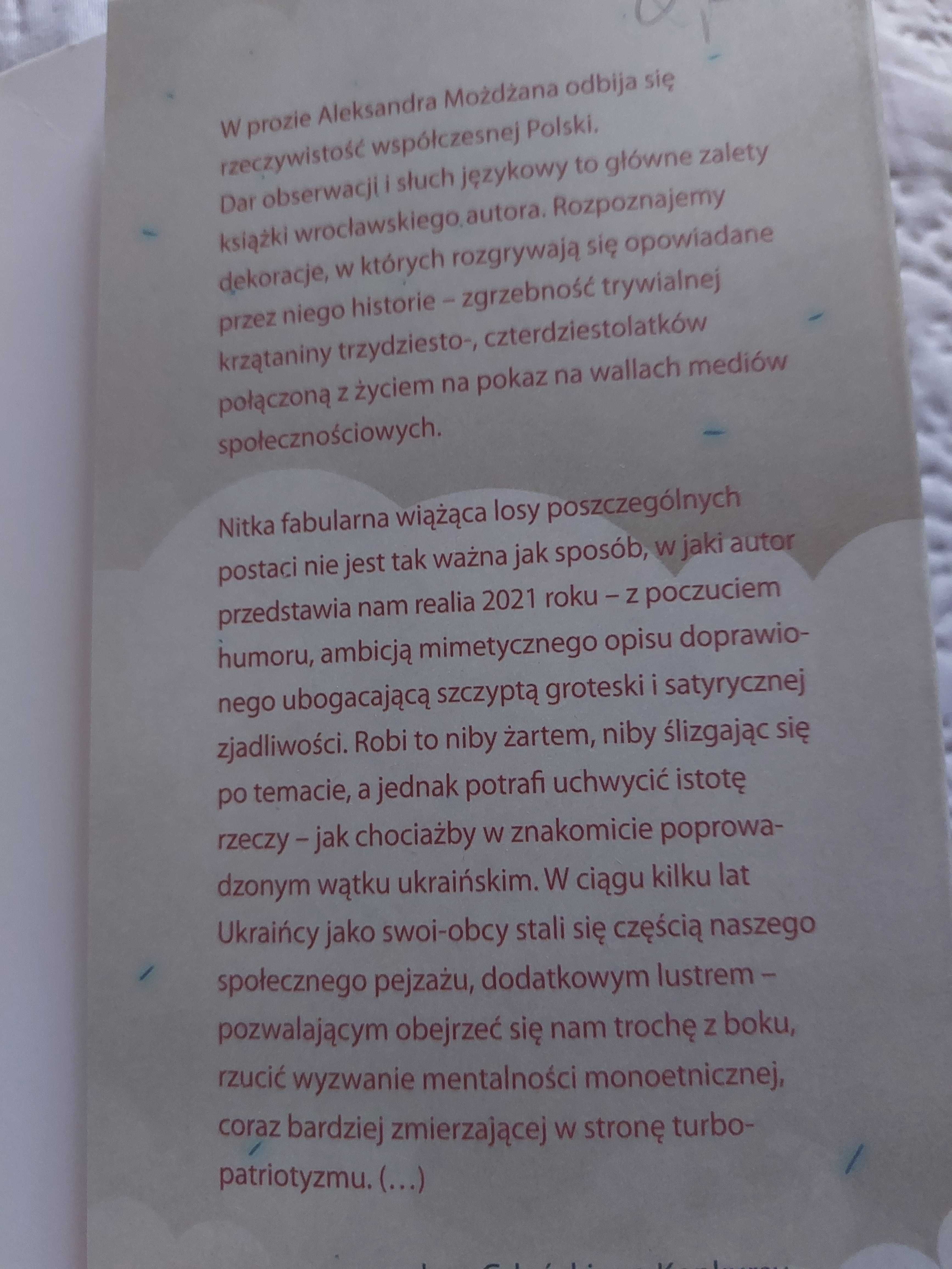 Aleksander Możdżan.  Nie barwy które  niesie wiatr Książka