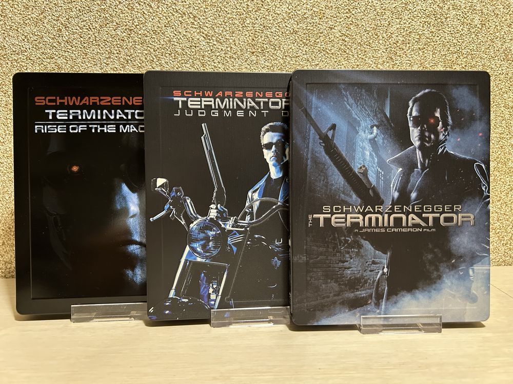 Steelbook Blu-ray Терминатор 1-5 / Черная дыра / Армагеддон