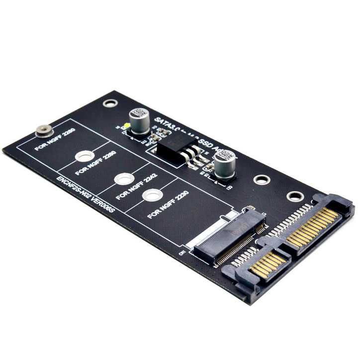 M2 to SATA3 Adapter KEY B-M SSD 6G Interface Conversion Card NGFF