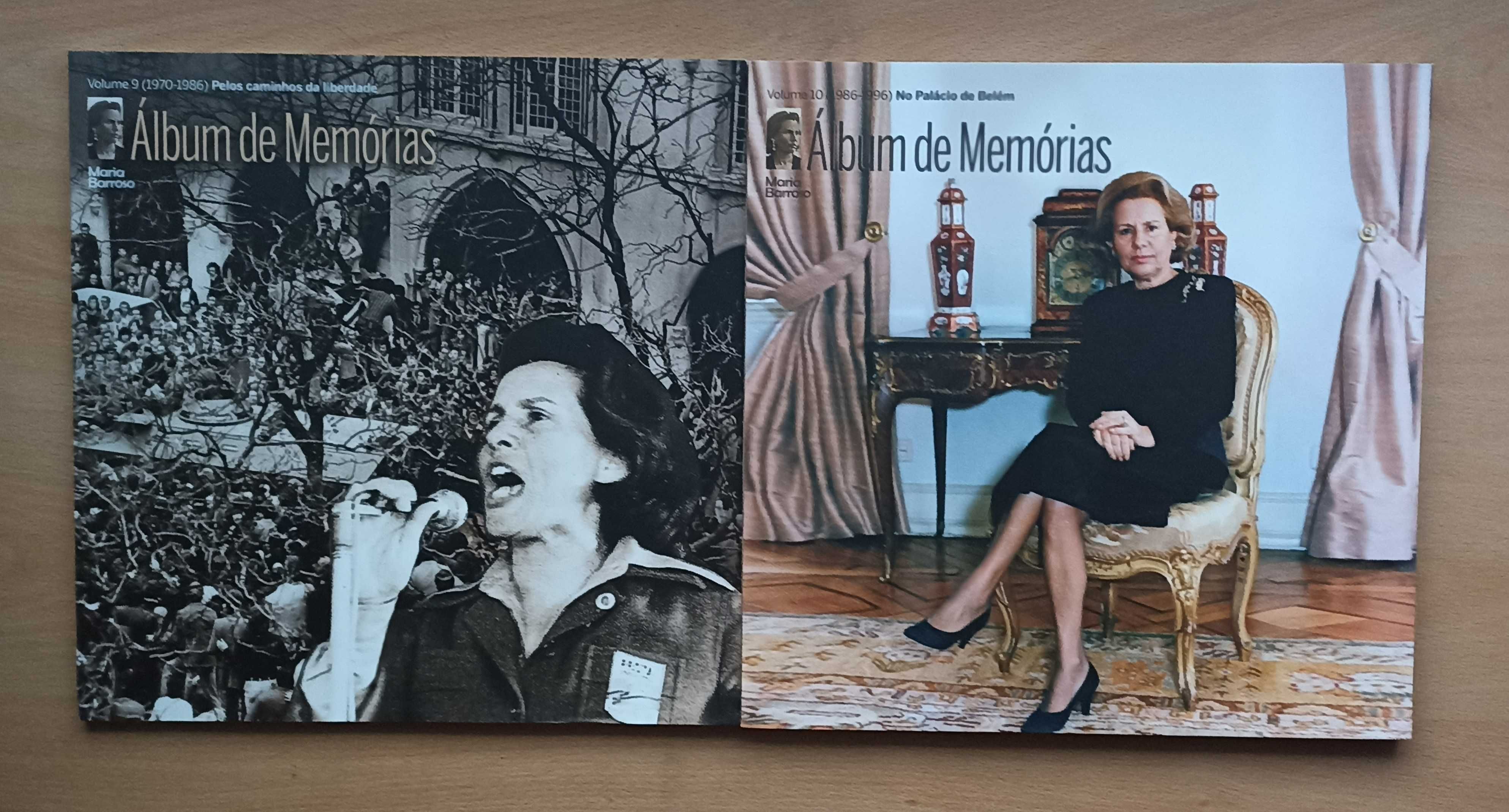 Livros "Cartas a Mário Soares" e "Álbum de Memórias" de Maria Barroso