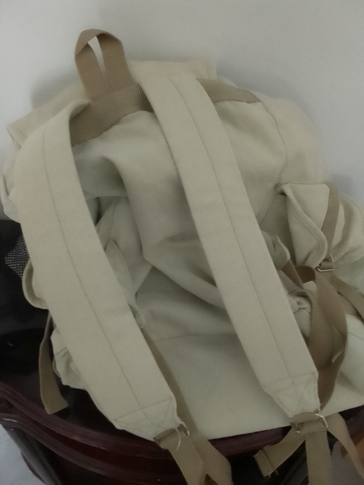 Mochila Branca como nova