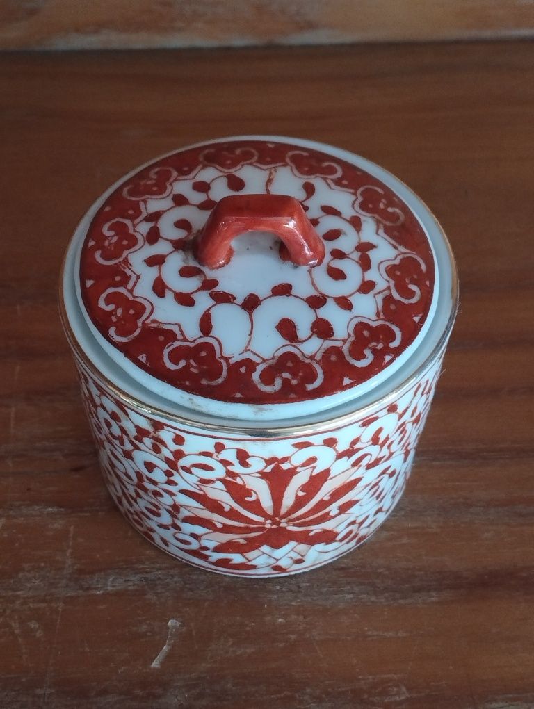 Pote Chinês Vermelho - Antigo
