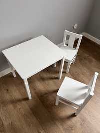Stolik plus dwa krzesla dla dzieci Kritter Ikea