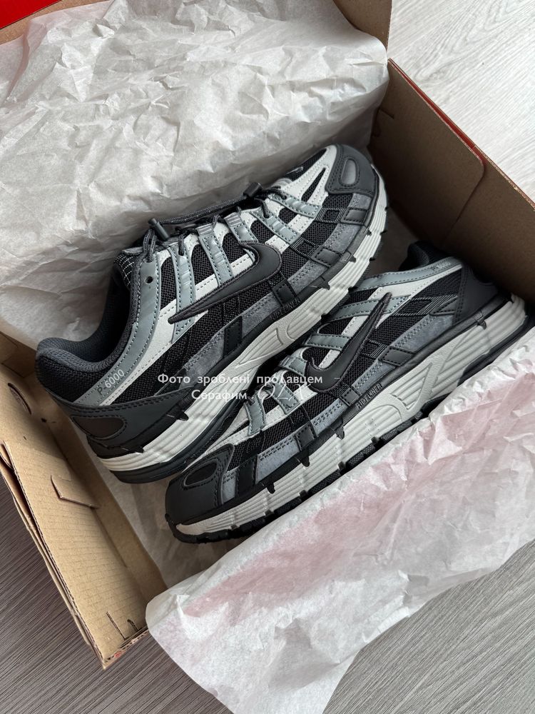 Оригинальные Кроссовки Nike P-6000 Premium Anthracite Smoke Grey