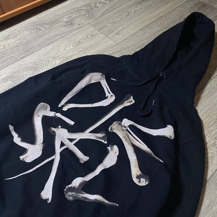 Diesel skull skeleton big logo hoodie кофта