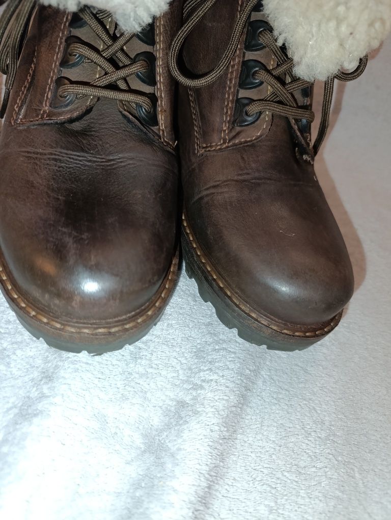 Trapery 39 buty trekkingowe 39 botki damskie 39 SKÓRA