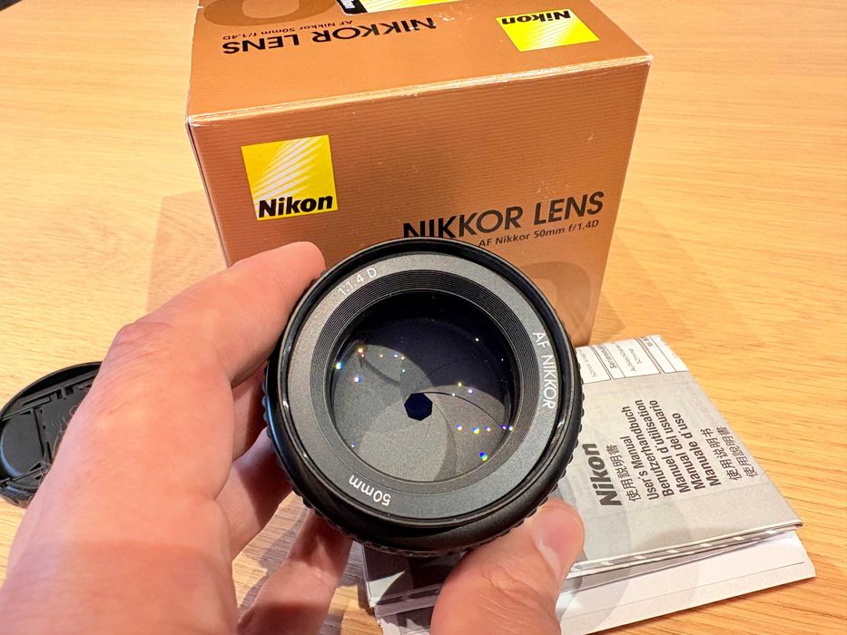 Nikkor Nikon 50mm f/1.4D w idealnym stanie JAK NOWY