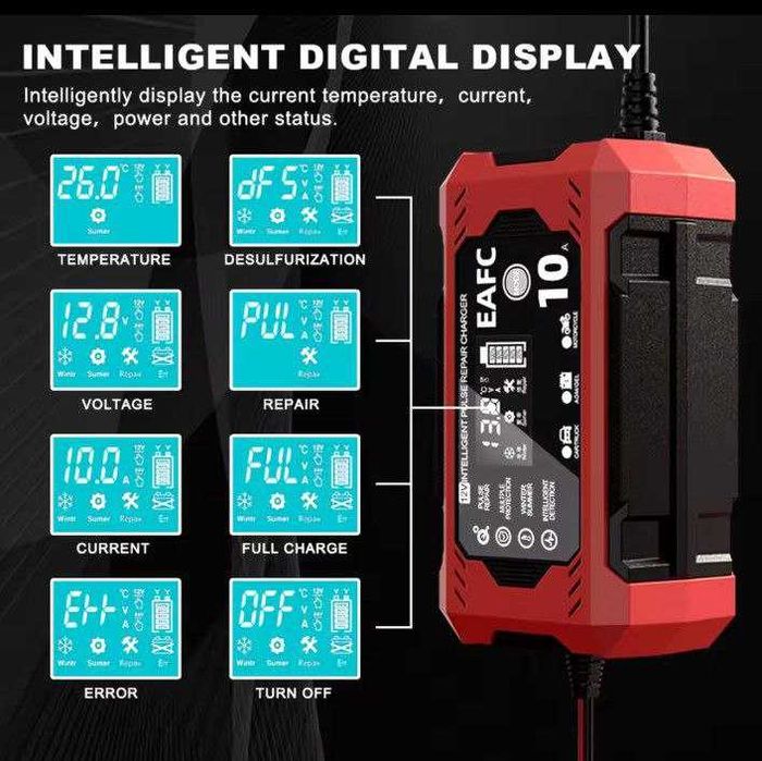 Зарядний пристрій 12V 10A