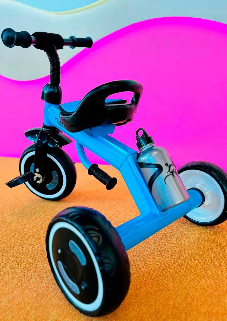 Безпечний велосипед дитині Turbo Trike + пляшечка тихий триколісний