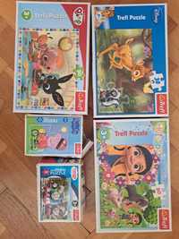 Puzzle 3+ Bambi, Bing, Świnka Peppa, Tomek I Przyjaciele, Whissper