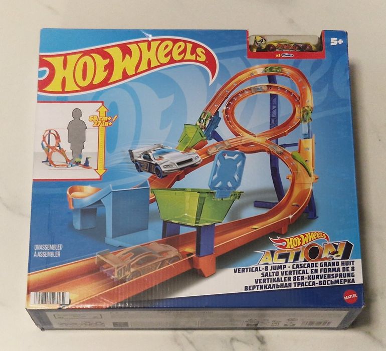 Nowy! Hot Wheels Zestaw Torów Pionowych  Tor Ósemka Warszawa/Wołomin