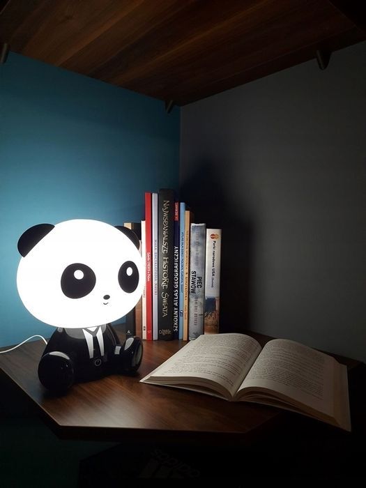 Lampka Nocna Dla Dzieci Miś Duża Panda -Superzabaweczki-