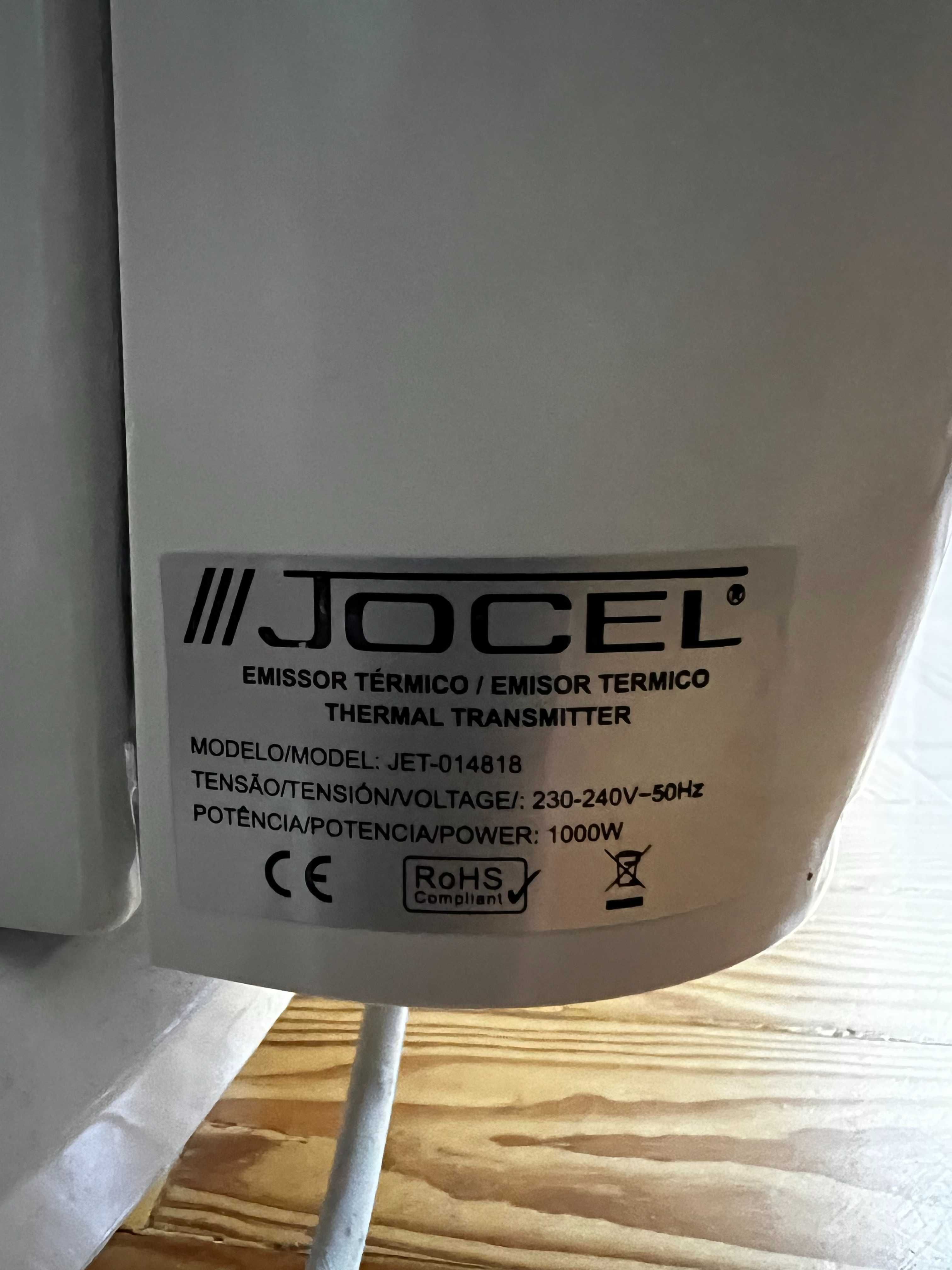 Aquecedor eléctrico Jocel JET 1000W