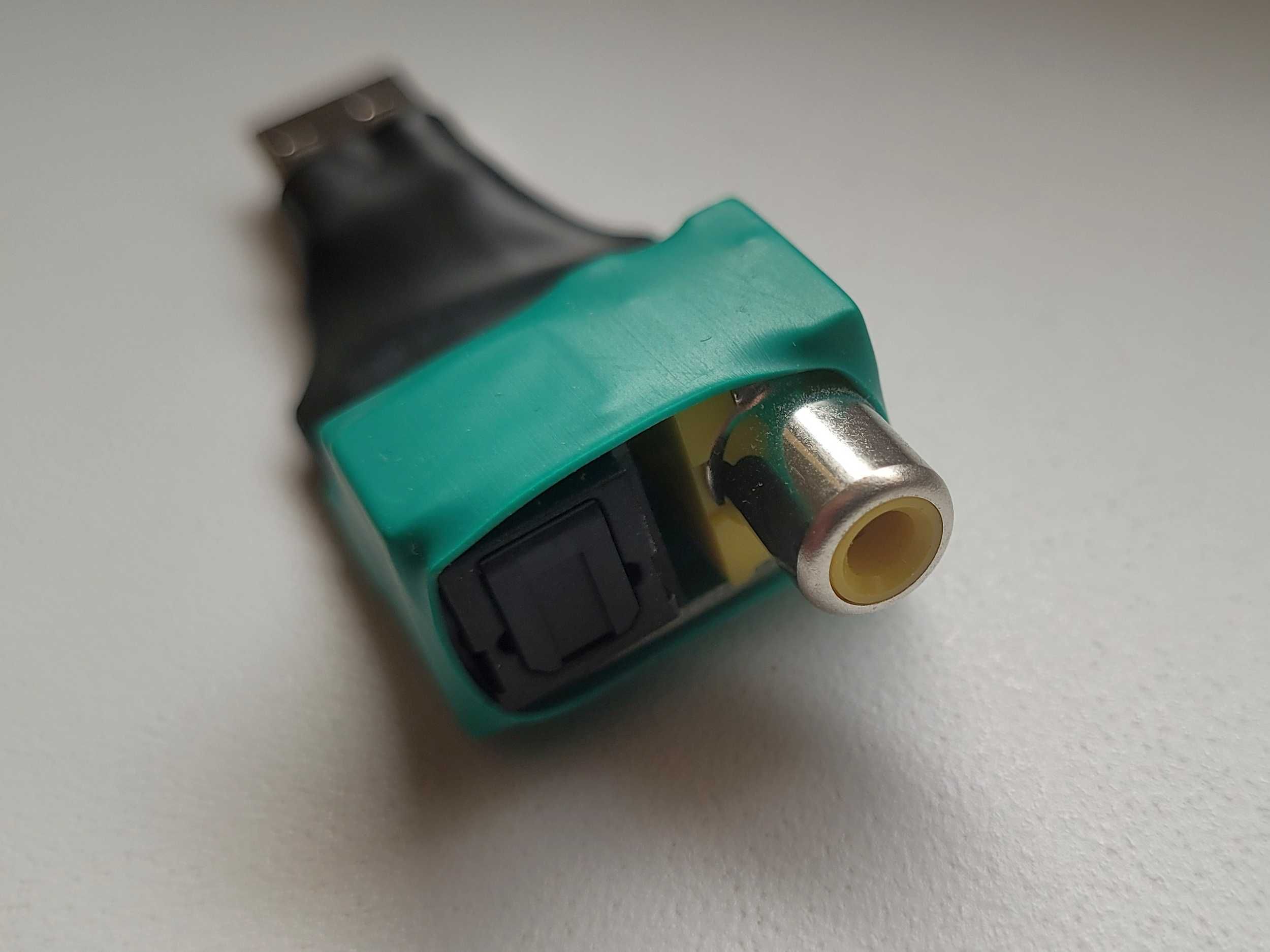 USB na cyfrowy optyczny wyjście koncentryczne USB na SPDIF adapter