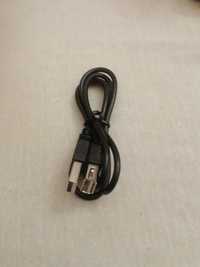 Kabel przejściówka USB 2.0 2x męska lub męsko-damska