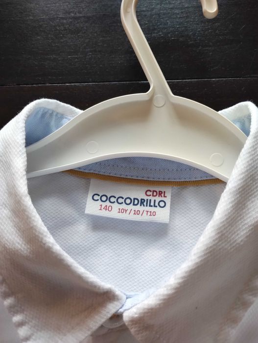 Garnitur Reserved szary + koszula biała, roz. 140