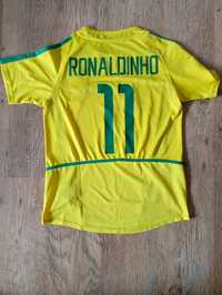 retro koszulka Ronaldinho 11 Brazylia 2002 rok
