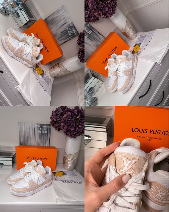 LV Louis Vuitton 40 rozmiar Trainer Sneakers shoes buty sportowe nowe