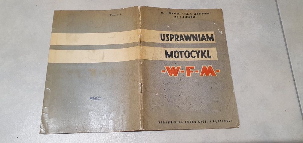 Usprawniam Motocykl WFM 125 M06 - Instrukcja 1962