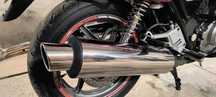 Глушник накладка з нержавійки Honda, Suzuki, Kawasaki , Yamaha