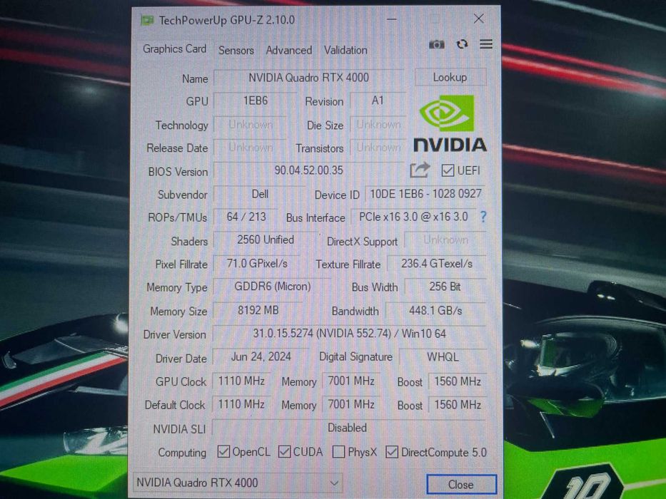 Ноутбук Dell Precision 7740 [ i7 ] IPS [NVIDIA 8GB] R32 SSD Куліша 22
