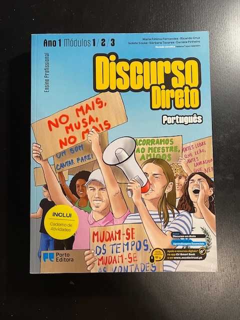 MANUAL - Português - "Discurso Direto" - Módulos 1, 2 e 3 (Ano 1)
