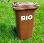 Brązowy pojemnik na bio odpady 240L - duży, stan bdb, możliwa zamiana
