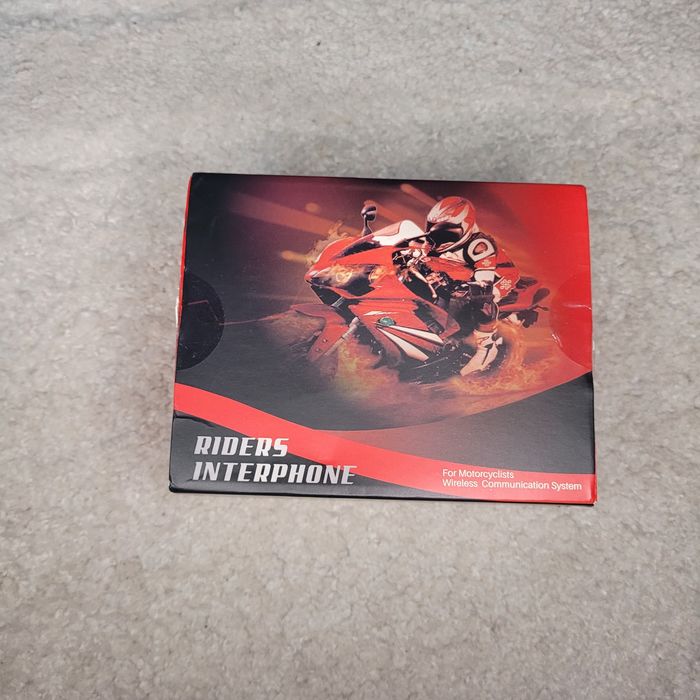 Interkom motocyklowy 1500m, Zestaw Słuchawkowy Bluetooth 5.1 Mikrofon