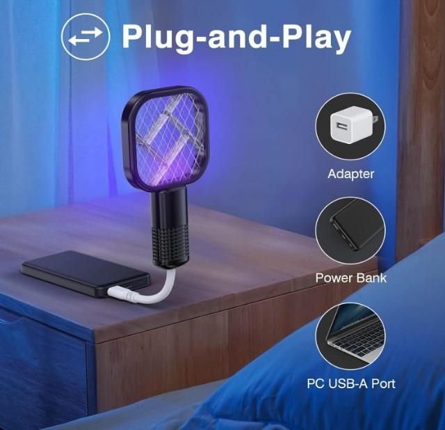 мухобойка від USB електрична пастка від комарів уничтожитель насекомых