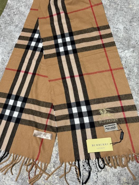 Шарф Burberry кашеміровий у клітинку