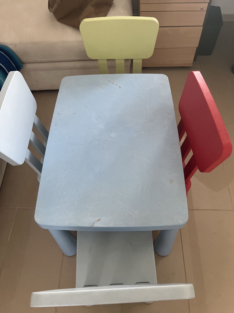 Stolik i krzesła dla dziecka ikea
