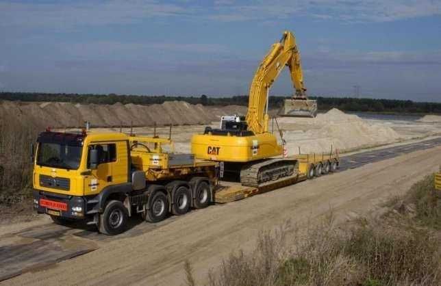 Низькорамний трал. Негабарит-ні перевезення. Оренда. Україна та Європа