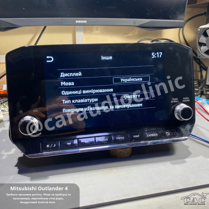 Mitsubishi Outlander 3 та 4 Українізація магнітоли Навігація Прошивка