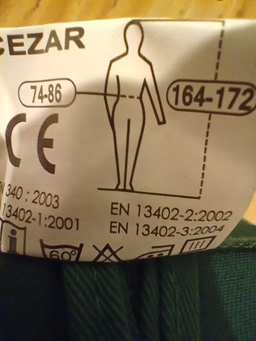 Nowe spodnie robocze-ogrodniczki + koszula