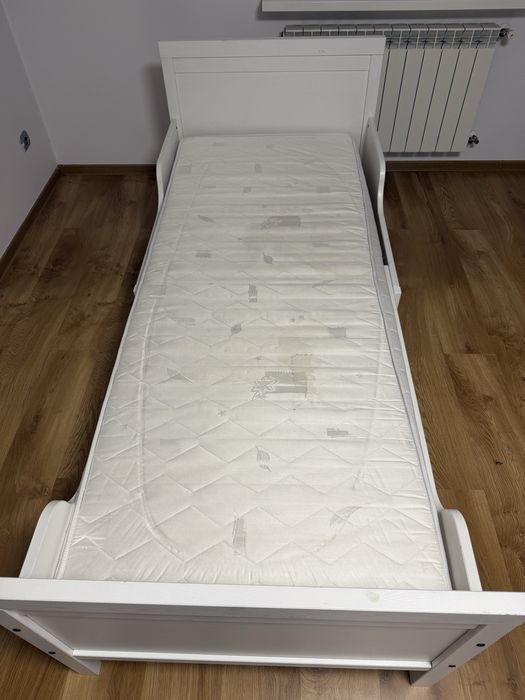 Łózko młodzieżowe białe 90x200