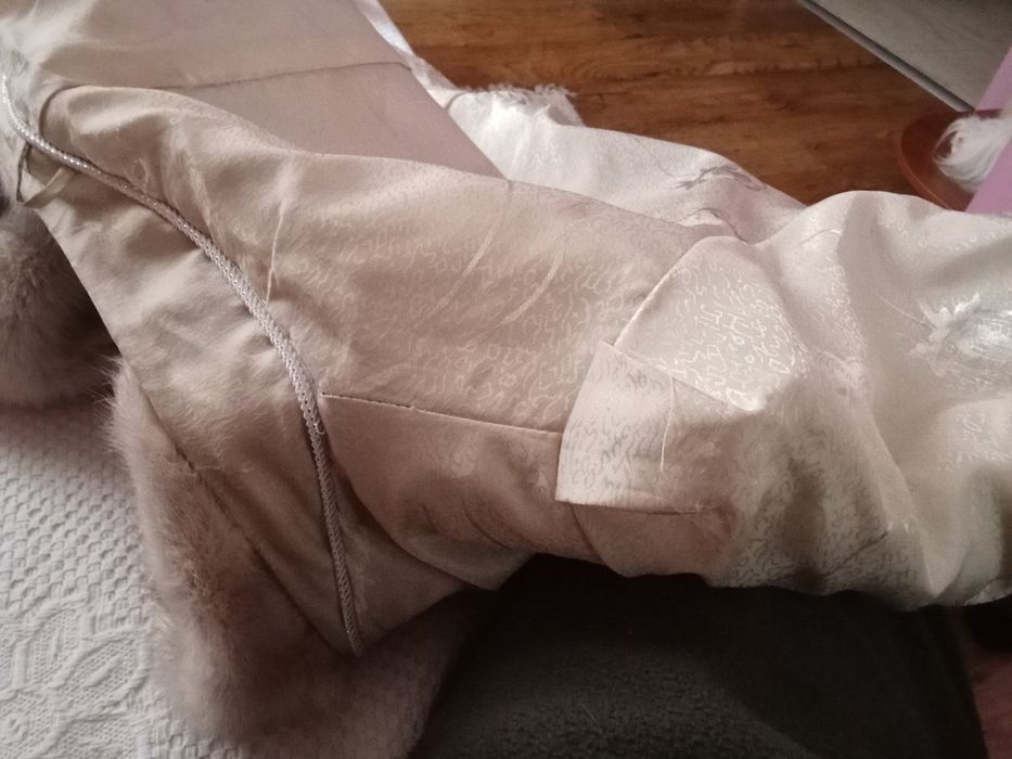 Шуба Норка рожева S-M трансформер