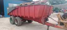 Przyczepa skorupowa Kidur 12 ton tandem resor Leboulch Rolland brimont