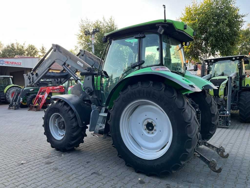 DEUTZ-FAHR AGROTRON K90 + QUICKE Q55 / Przednia oś amortyzowana /