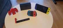 Nintendo Switch V2 pad x2, z akcesoriami