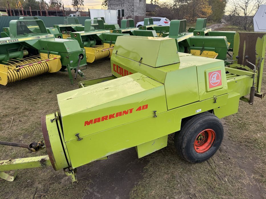 Прес підбирач Пресс-подборщик тюкопрес СLAAS MARKANT 40