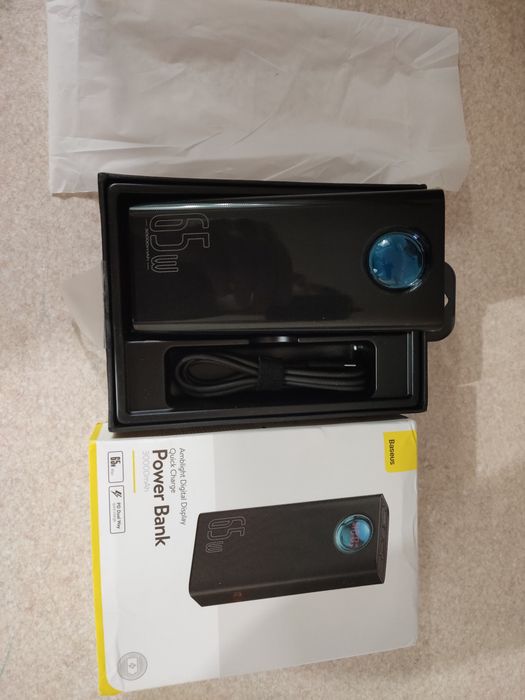 Внешний аккумулятор Power bank Baseus Amblight 30000mAh 65W